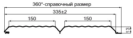 Фото: Сайдинг Lбрус-XL-В-14х335 NormanMP (ПЭ-01-1014-0.5) в Шатуре