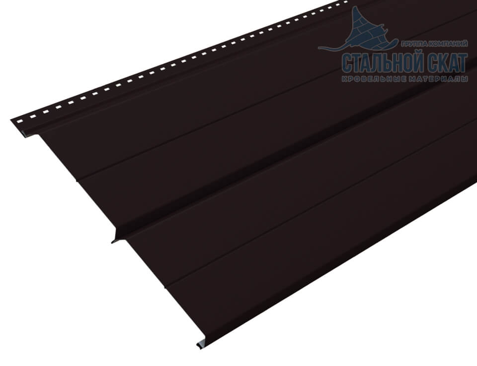 Фото: Сайдинг Lбрус-XL-Н-14х335 (VALORI-20-DarkBrown-0.5) в Шатуре