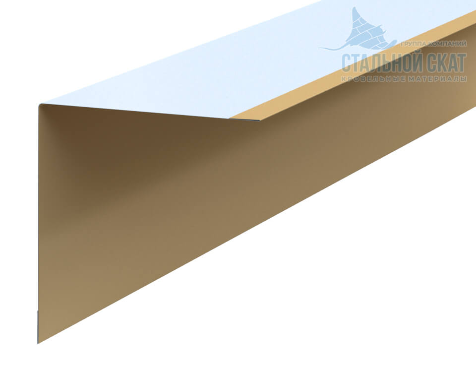 Планка угла внутреннего 75х75х3000 NormanMP (ПЭ-01-1014-0.5) в Шатуре