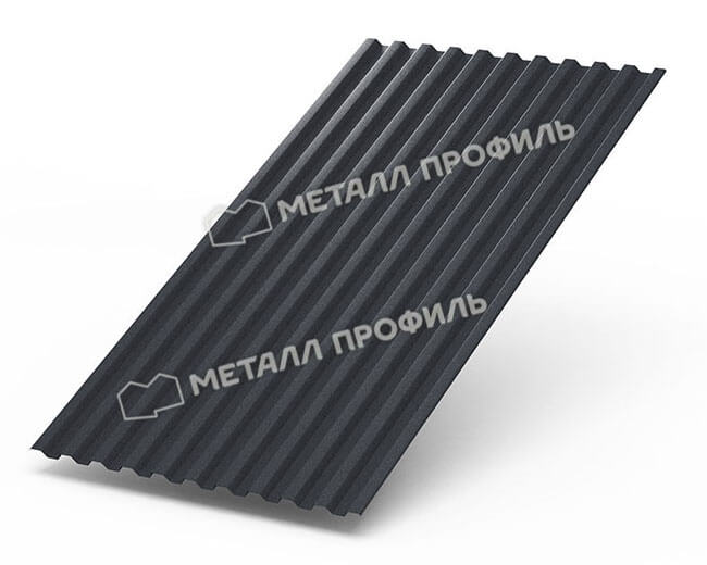 Фото: Профнастил С21 х 1000 - B (Steelmatt-20-7024-0.4±0.08мм) в Шатуре