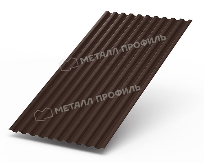 Профнастил С21 х 1000 - B (Steelmatt-20-8017-0.4±0.08мм) в Шатуре