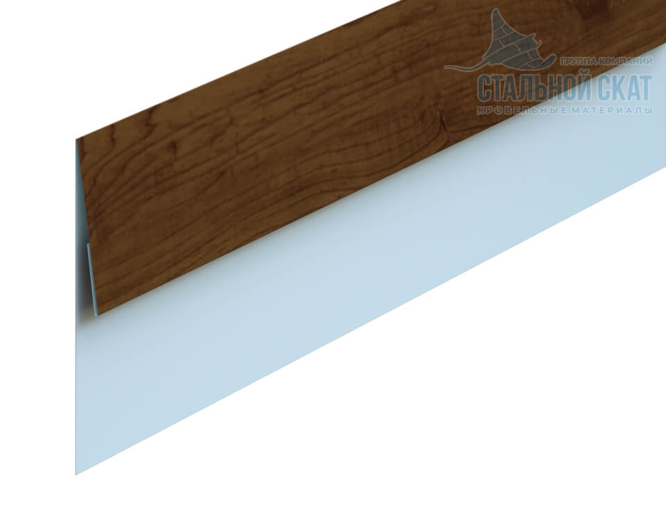 Фото: Планка финишная 48х25х2000 (ECOSTEEL_T-12-Дуб-0.45) в Шатуре