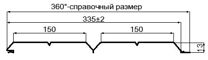 Фото: Сайдинг Lбрус-XL-Н-14х335 (ПЭ-01-9006-0.45) в Шатуре