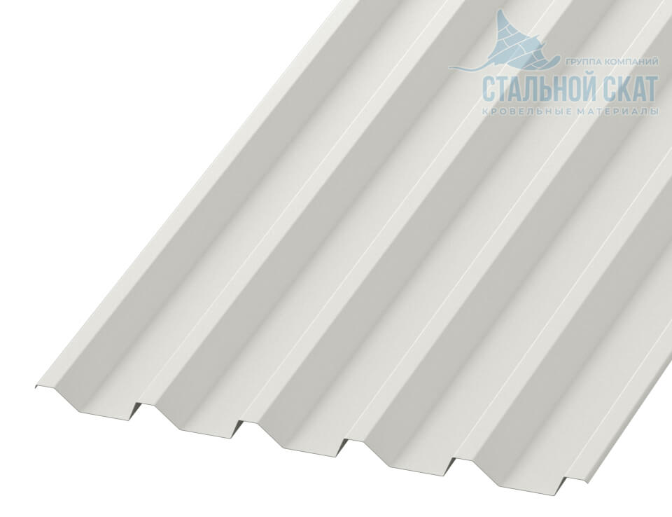 Фото: Профнастил С44 х 1000 - A NormanMP (ПЭ-01-9002-0.5) в Шатуре