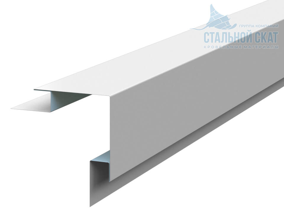 Планка угла наружного сложного 75х75х3000 (ПЭ-01-9010-0.45) в Шатуре