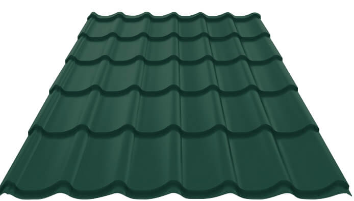 Металлочерепица МП Ламонтерра-XL (PURMAN-20-6005-0.5)