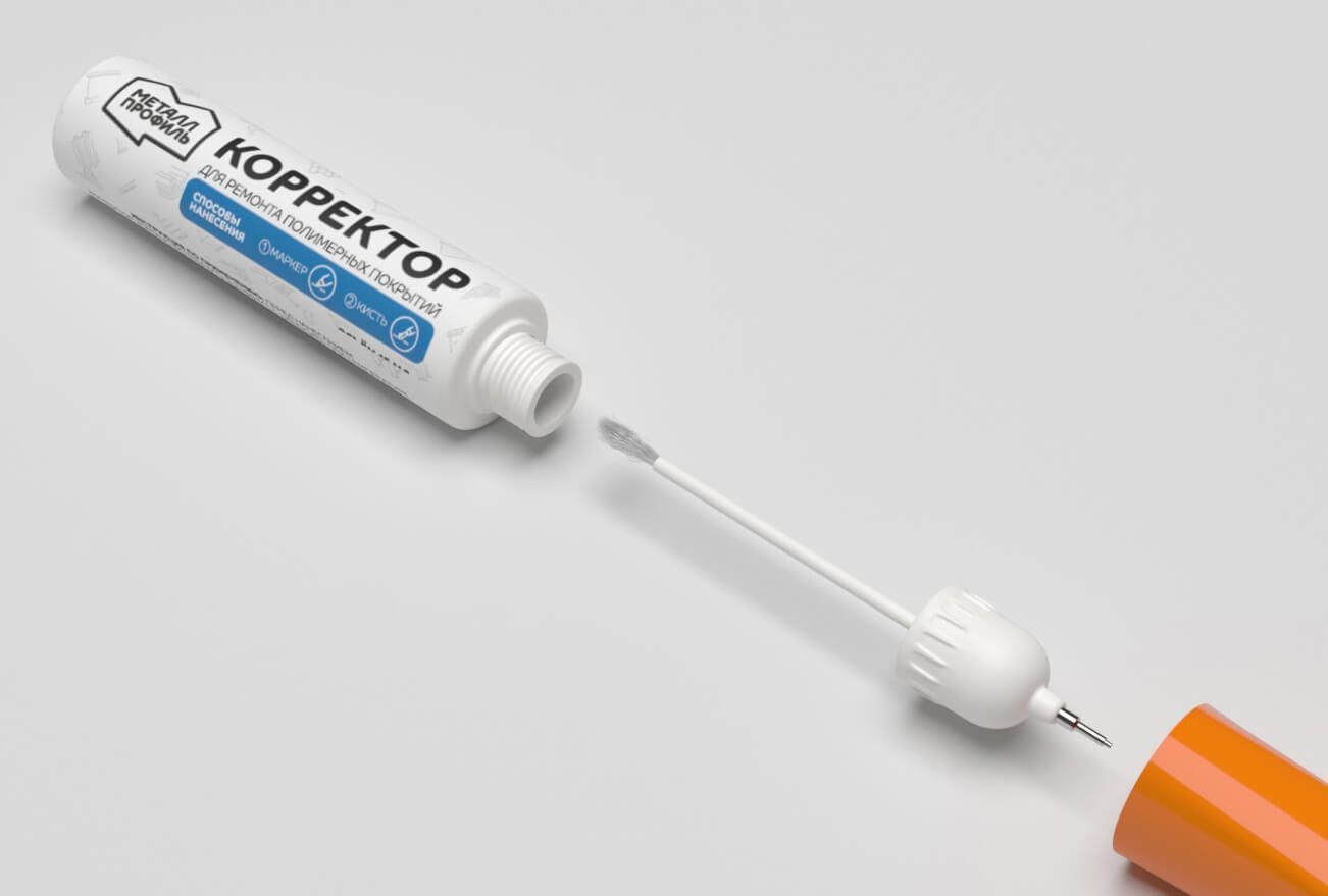 Корректор Металл Профиль RAL9003