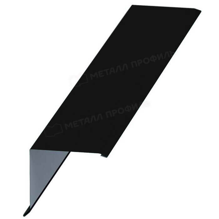 Планка торцевая 135х145х2000 (ПЭ-01-9005-0.45)
